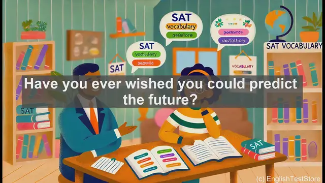 Video thumbnail for 5000 Must Know SAT Vocabulary - Augur: The SAT Vocabulary Word for Predicting the Future
