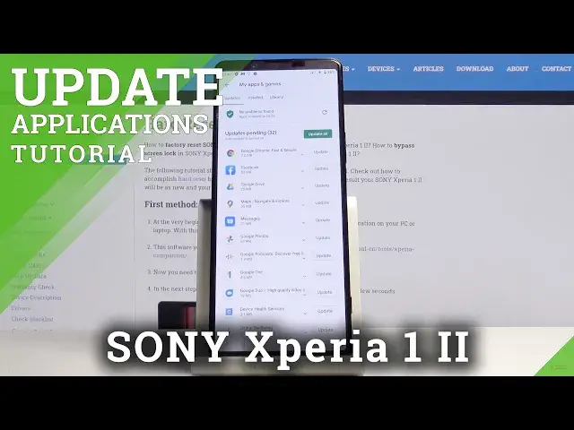 Video thumbnail for How to Update Apps in SONY Xperia 1 II – Newest App Version