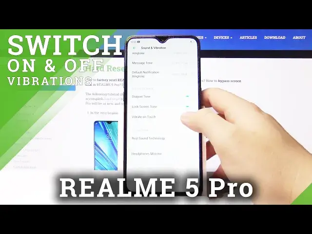 'Video thumbnail for How to Enter Phone Vibrations Settings on REALME 5 Pro'
