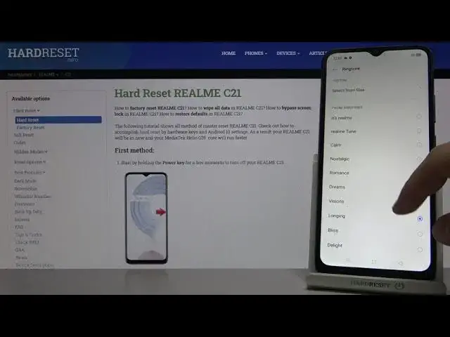 Video thumbnail for Hear All Stock Ringtones in Realme C21 – Locate Ringtone Settings