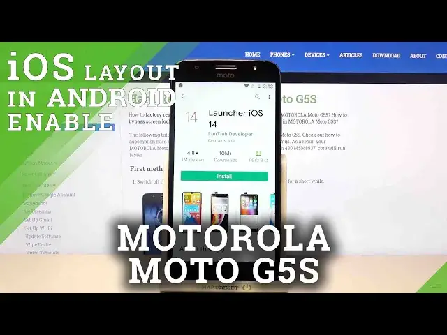 'Video thumbnail for How to Enable iOS Launcher in MOTOROLA Moto G5S – Use iOS Layout in Android'