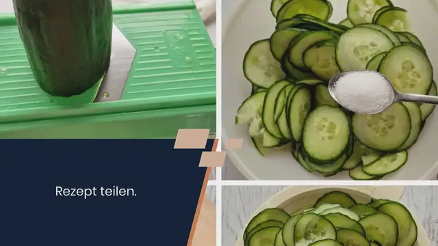 Video thumbnail for Einfacher Gurkensalat mit Schmand und Dill – ein schnelles Rezept für einen erfrischenden Salat (2023)
