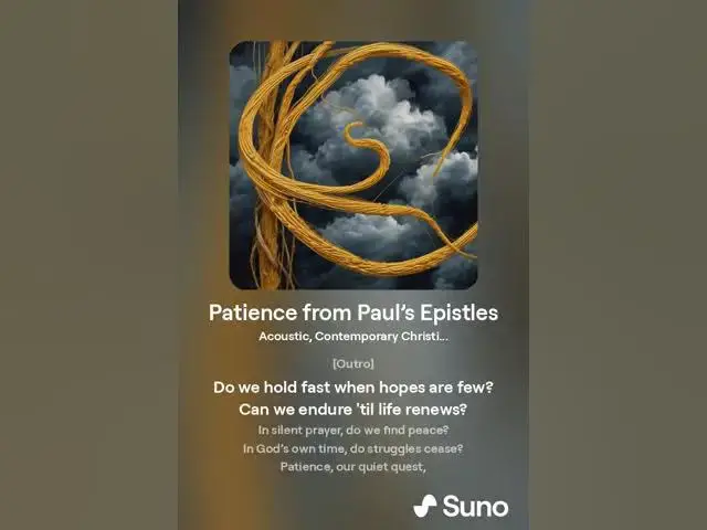 Video thumbnail for The Song of Patience: Inspired by Paul's Epistles