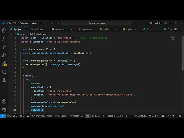 Video thumbnail for Build a React.js Chat Window to Send Text,Images & Emoji Using react-chat-window Library
