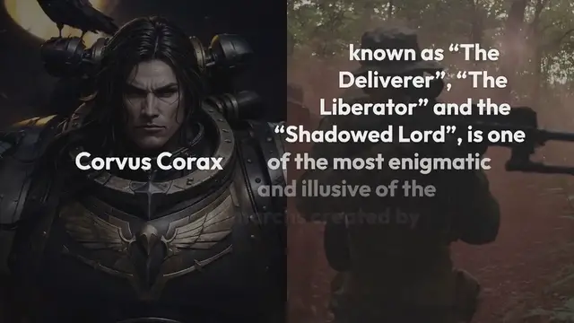 Video thumbnail for Corvus Corax: Primarch of the Raven Guard and Shadowed Savior of the Imperium