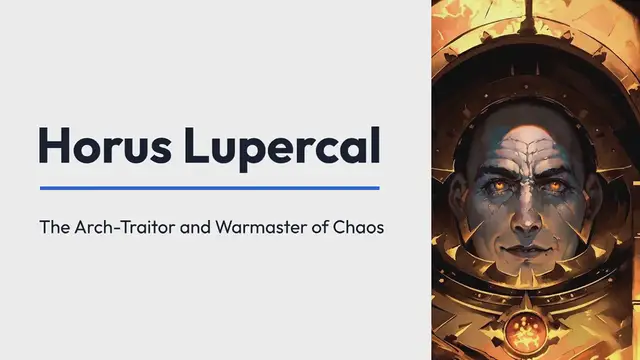 Video thumbnail for Horus Lupercal: The Infamous Heretic Who Unleashed Galactic War