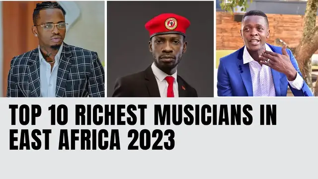 Video thumbnail for Top 10 richest Musicians in East  Africa 2023: Don't miss