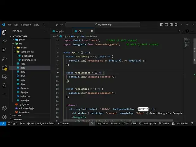 Video thumbnail for React.js Drag & Drop HTML Elements in Browser Using react-draggable Library