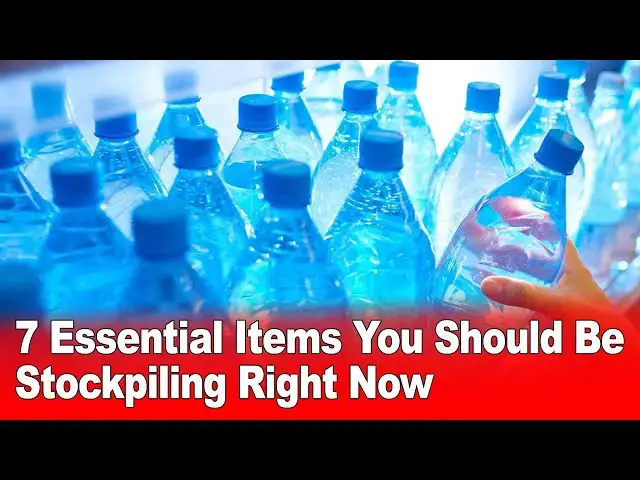 Video thumbnail for 7 Essential Items You Should Be Stockpiling Right Now