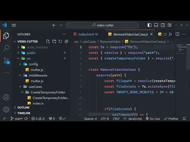 Video thumbnail for Node.js Express Project to Build FFMPEG Video Editor to Trim & Cut Videos in Browser Using JS