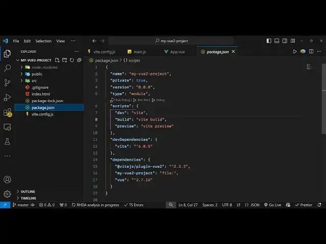 Video thumbnail for Vite Tutorial to Create a Vue.js 2 Project or Downgrade from Vue.js 3 to Vue.js 2 Project Tutorial
