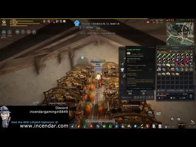 Video thumbnail for Easier cooking time reduction food! Teff Bread! Black Desert Online BDO 1080p