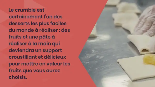 Video thumbnail for Crumble aux pommes et fruits rouges