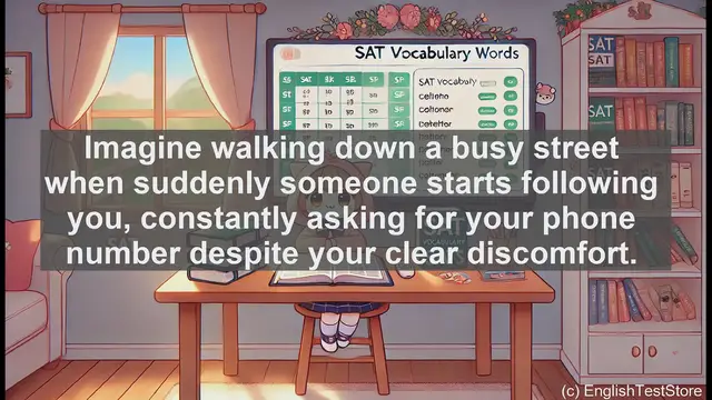 Video thumbnail for 5000 Must Know SAT Vocabulary - SAT Vocabulary: Understanding and Using the Word 'Harass'