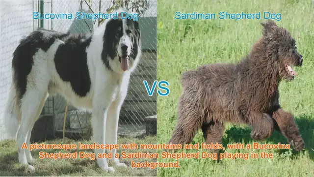 Video thumbnail for Comparing Bucovina Shepherd Dog vs. Sardinian Shepherd Dog