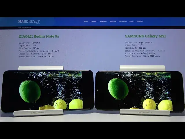 Video thumbnail for Display Comparison between SAMSUNG Galaxy M21 vs XIAOMI Redmi Note 9s | Check Screen Quality