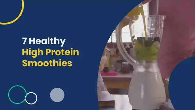 Video thumbnail for 7 healthy high protein smoothies