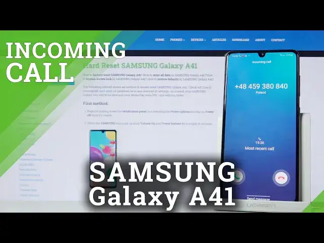 'Video thumbnail for Samsung Galaxy A41 - Incoming Call Presentation'