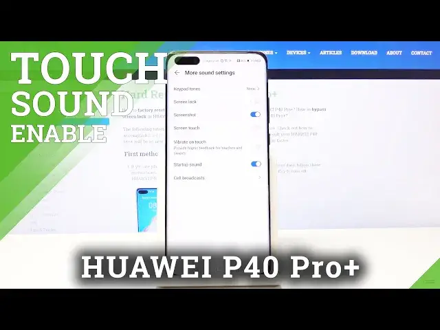 'Video thumbnail for How to Activate Touch Sounds in HUAWEI P40 Pro+ - Keyboard Settings'