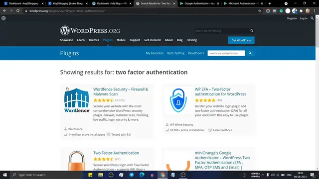 Video thumbnail for How to Add Two factor Authentication (2FA) In WordPress for Free _ (WordPress Security)