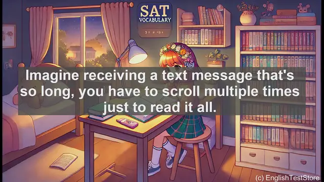 Video thumbnail for 5000 Must Know SAT Vocabulary - Understanding 'Verbose': When Words Overflow