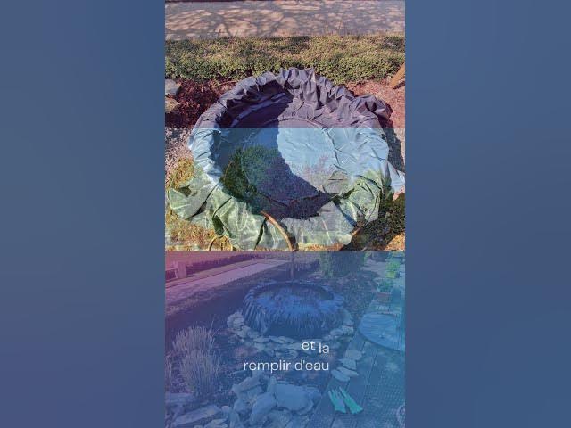 Video thumbnail for Transformez un Pneu en un Superbe Bassin à Poissons ! #upcycling #bricolage #bassin