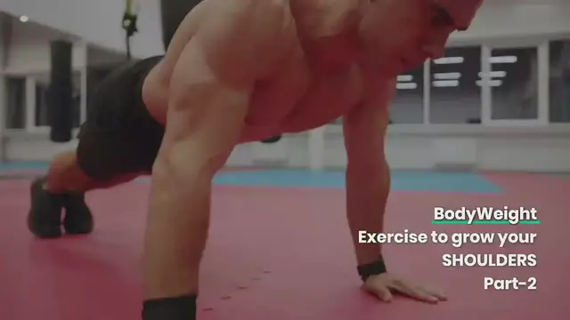 Video thumbnail for Best bodyweight exercises to build your shoulders | Part 2
