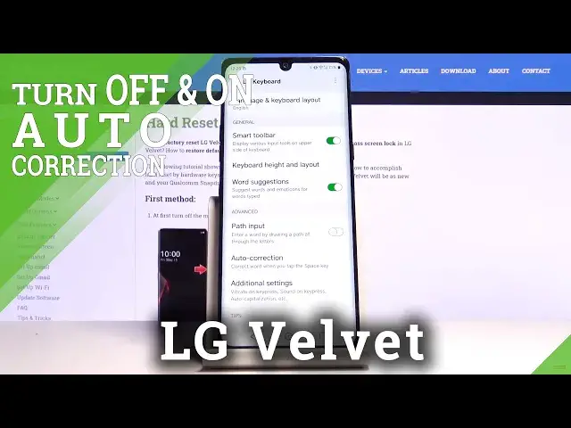 Video thumbnail for How to Enable Auto Correction Options on LG VELVET – Turn On Auto Correction
