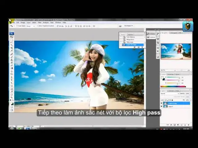Video thumbnail for Làm thế nào để ghép ảnh vào nền bằng Photoshop