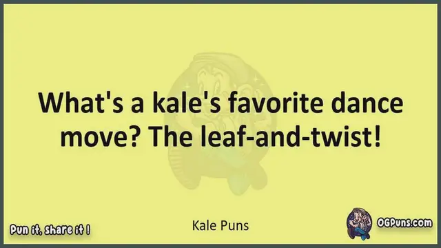 Video thumbnail for Kale - Jokes, Puns, Wordplays, and Laughter