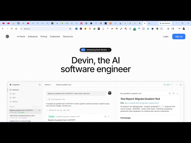 Video thumbnail for Devin The AI Software Engineer Coding AI Agent Builds & Deploys Full Stack Apps From Prompt For FREE