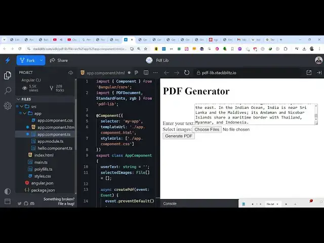 Video thumbnail for Angular PDF-LIB Example to Export Text & Images to PDF Document in Browser Using TypeScript
