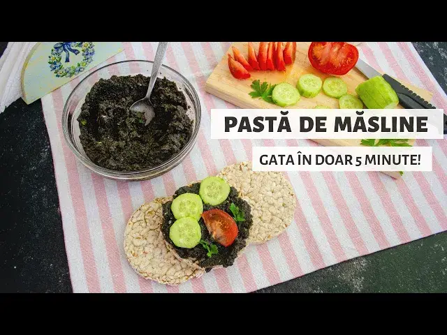 Video thumbnail for Pastă de măsline - un aperitiv delicios gata în 5 minute! | Bucate Aromate