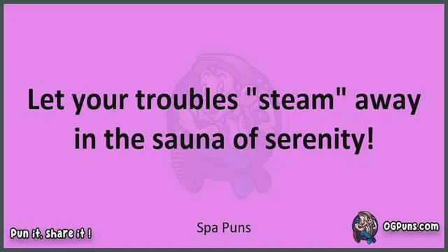 Video thumbnail for Spa - Jokes, Puns, Wordplays, and Laughter