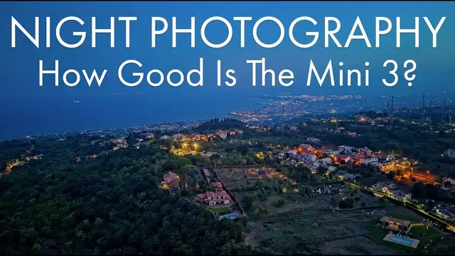 Video thumbnail for DJI MINI 3 Pro Night Photography - How to Shoot in Low Light