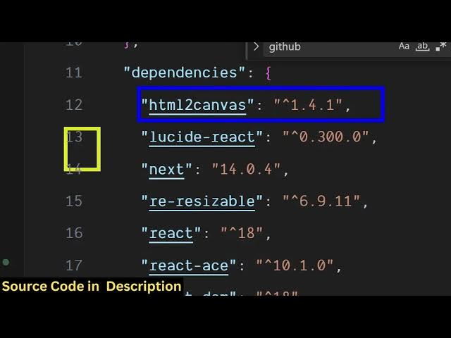 Video thumbnail for Build a Next.js VSCode Editor Clone to Create Source Code Screenshots for GitHub Editor in Browser
