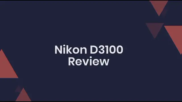 'Video thumbnail for Nikon D3100 Review'