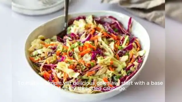 Video thumbnail for Coleslaw Recipe