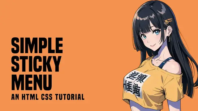 Video thumbnail for Simple Sticky Menu In HTML CSS