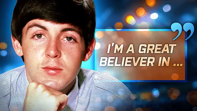 Video thumbnail for Quote Of The Day By Paul McCartney: 'I'm A Great Believer In