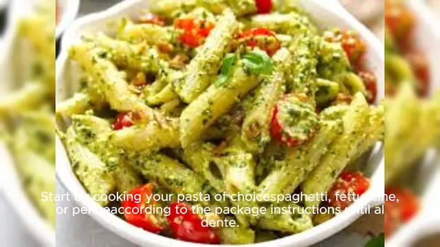 Video thumbnail for Pesto Pasta Recipe