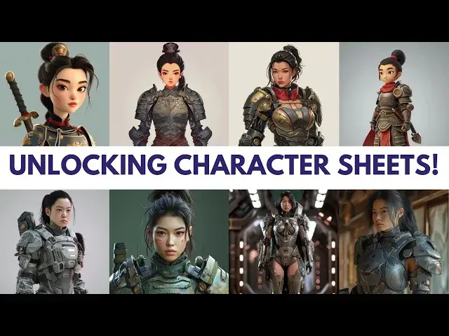 'Video thumbnail for Cartoon Sheets: Crafting Compelling Creations with Midjourney V6!'
