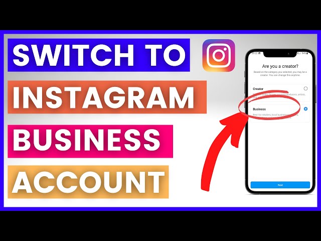Video thumbnail for How To Switch To An Instagram Business Account? [in 2025]