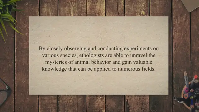 Video thumbnail for Ethology and the study of animal behavior