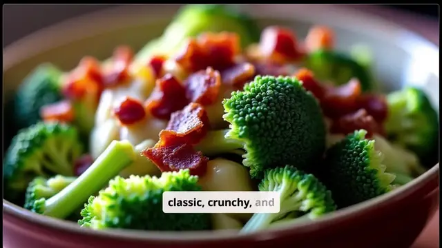 'Video thumbnail for Broccoli Salad Recipe'