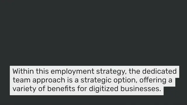 Video thumbnail for What Is a Dedicated Team Model?