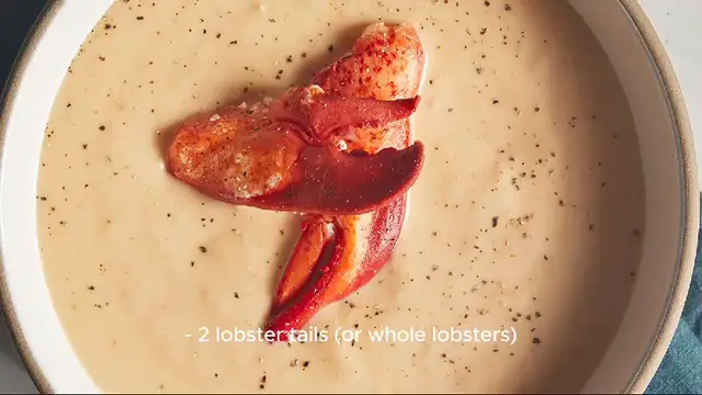 Video thumbnail for Lobster bisque recipe