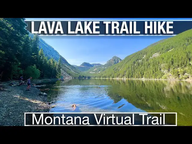 'Video thumbnail for Lava Lake Trail Virtual Hike in Montana's Madison Range - Virtual Treadmill Walking Video'