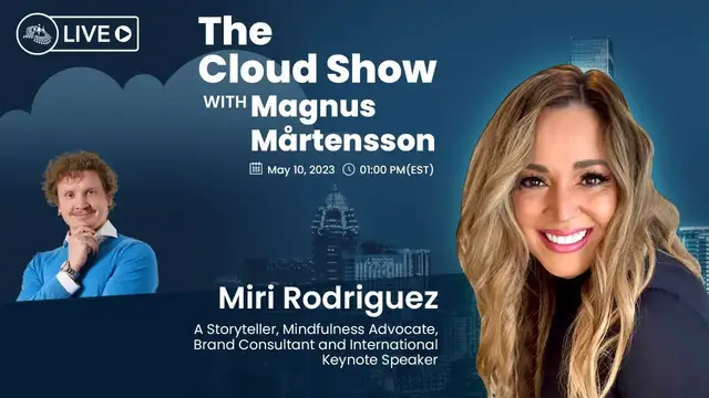 'Video thumbnail for The Cloud Show with Magnus Mårtensson ft. Miri Rodriguez - Ep.1'