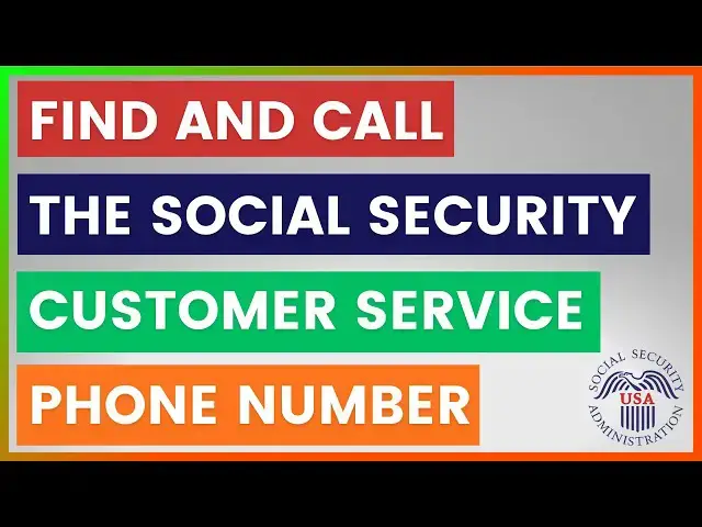 Video thumbnail for How To Find And Call The Social Security Customer Service Phone Number? [in 2025]